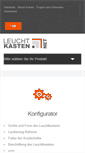 Mobile Screenshot of leuchtkasten.net