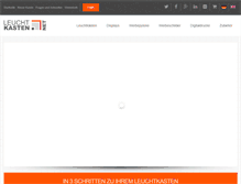 Tablet Screenshot of leuchtkasten.net